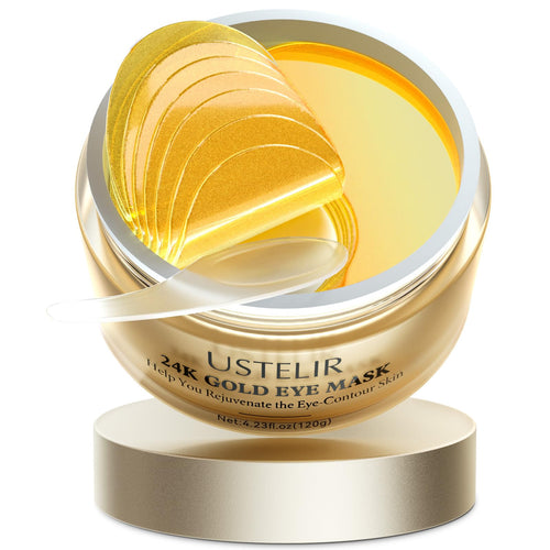 Ecliptix 24K Gold Collagen Eye Patches – 40 Pairs, Anti-Wrinkle & Depuffing