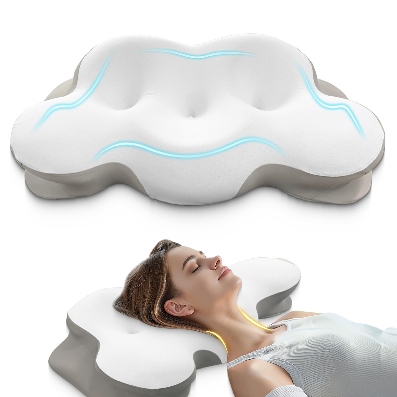 Ecliptix Cervical Memory Foam Pillow
